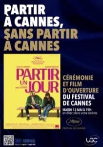 alt="Projection UGC du film Partir un jour pour l’ouverture Cannes 2025" 