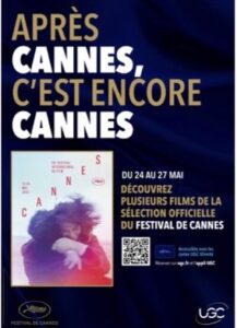 alt="Projection UGC du film Partir un jour pour l’ouverture Cannes 2025" 