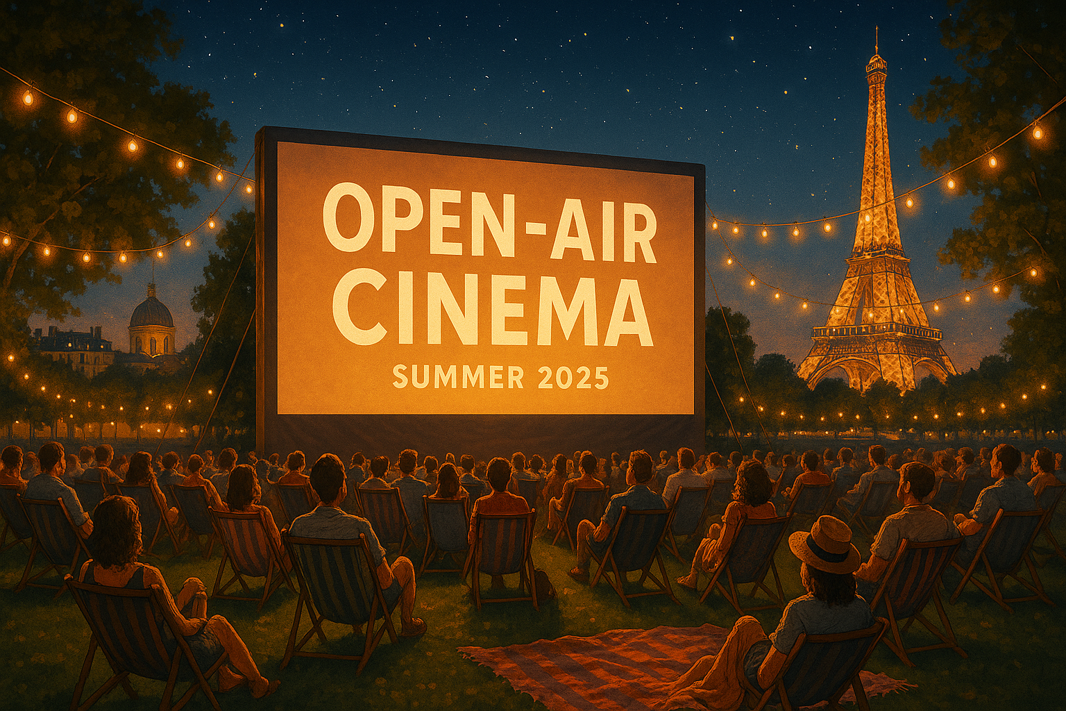 cinéma en plein air Open-Air Cinema Summer 2025